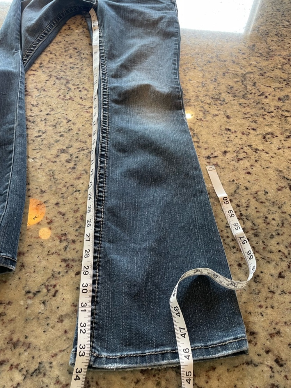 Women’s Y2K Silver “suki surplus” medium wash bootcut Jeans 28 - Picture 8 of 8